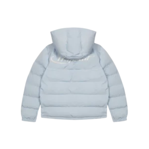 Trapstar Hyperdrive Detachable Hooded Puffer Jacket in Ice Blue
