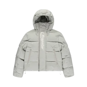 TRAPSTAR HYPERDRIVE TECHNICAL PUFFER JACKET - LIGHT GREY