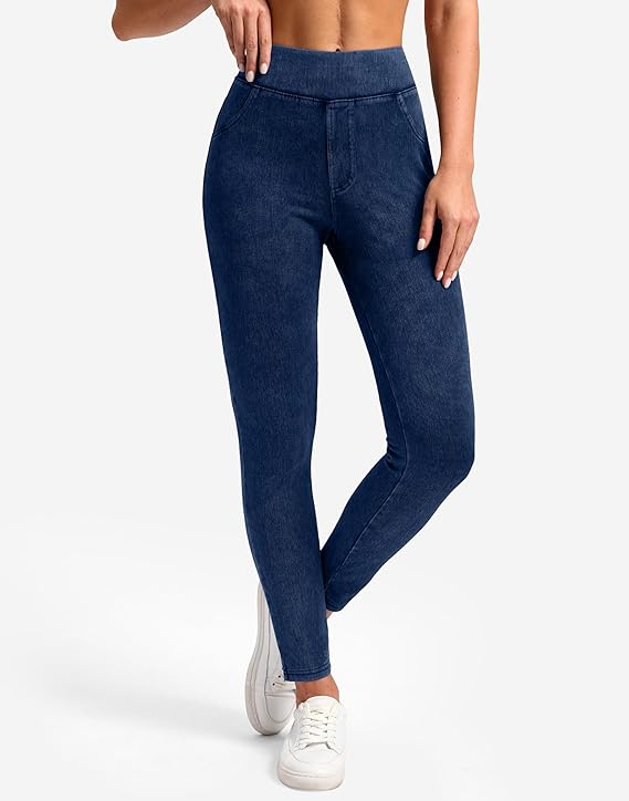 Rammus Jeggings Pull on Stretchy Jeans for Women