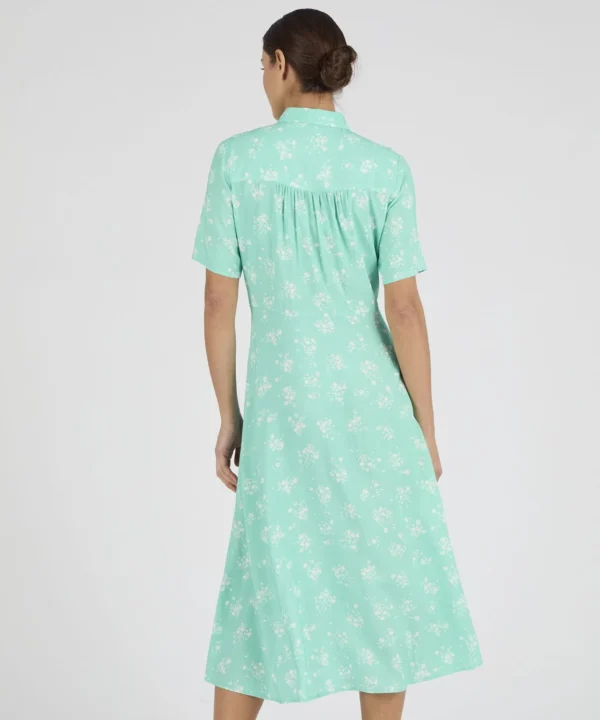 Floral Print Shirt Dress - Image 2