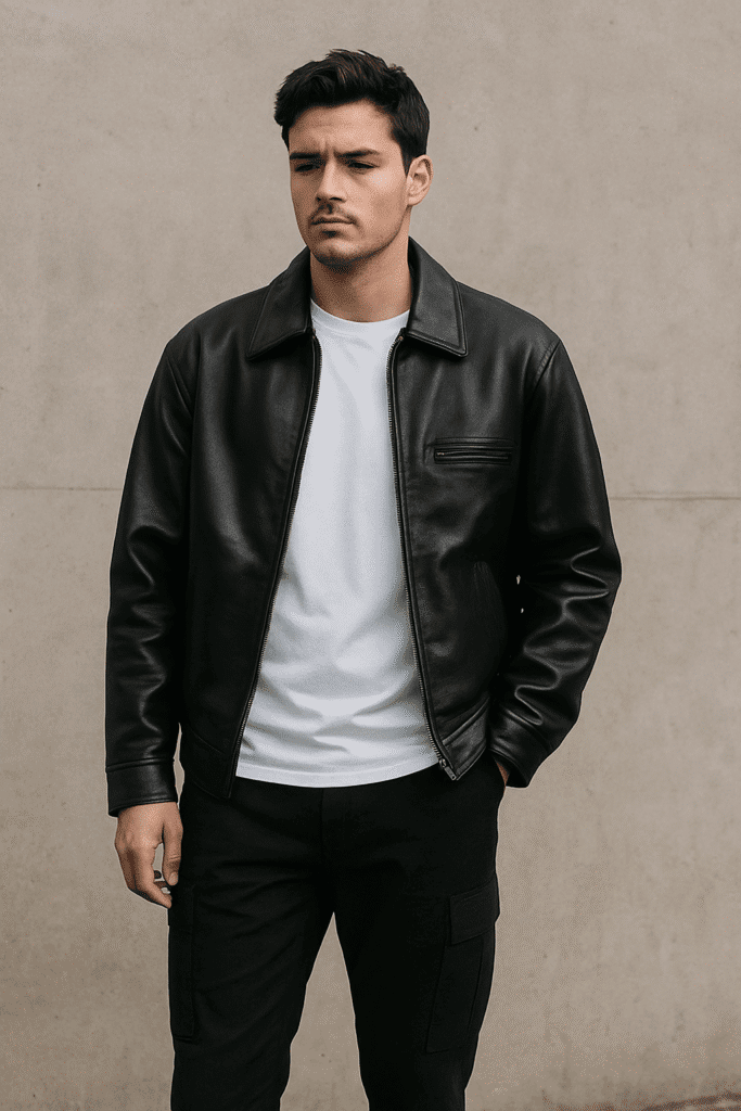 Leather Jacket Outfit Ideas for Men (UK Streetwear 2025)
