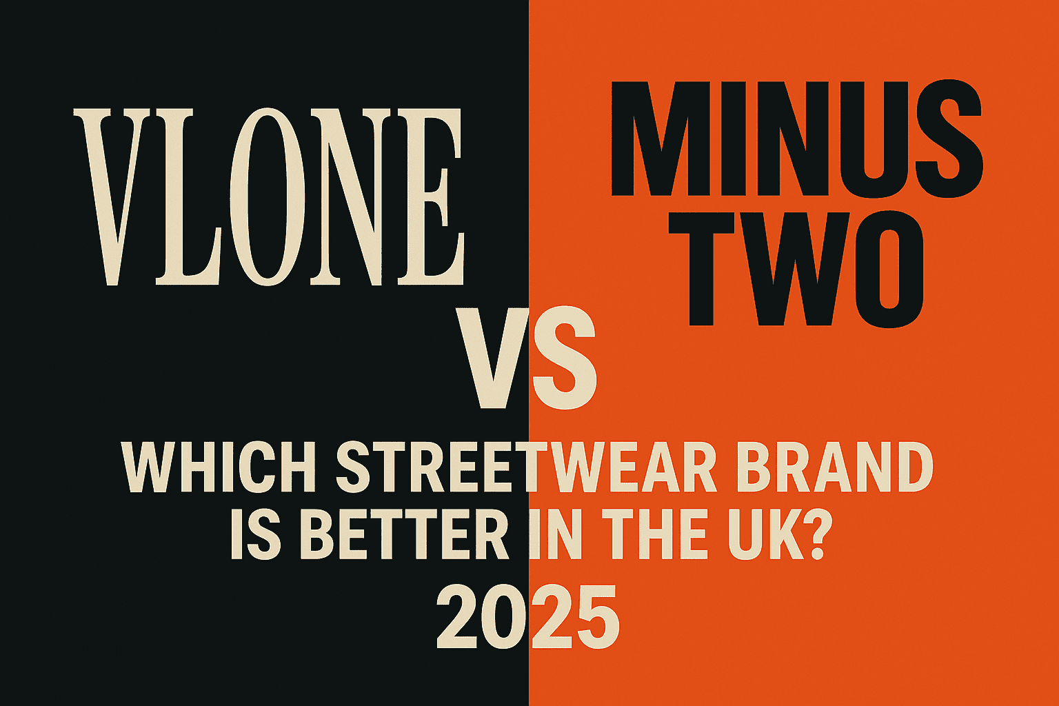 Vlone vs Minus Two: Which Streetwear Brand is Better in the UK (2025)?