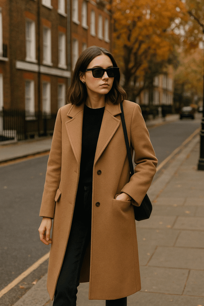 This London Cool Girl Classic Coat Is Timeless But Also Trending for Fall