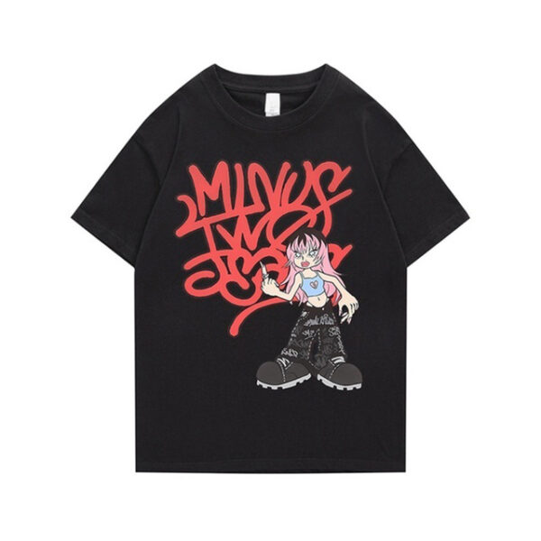 Minus-Two-Broken-Heart-Girl-Black-Tee