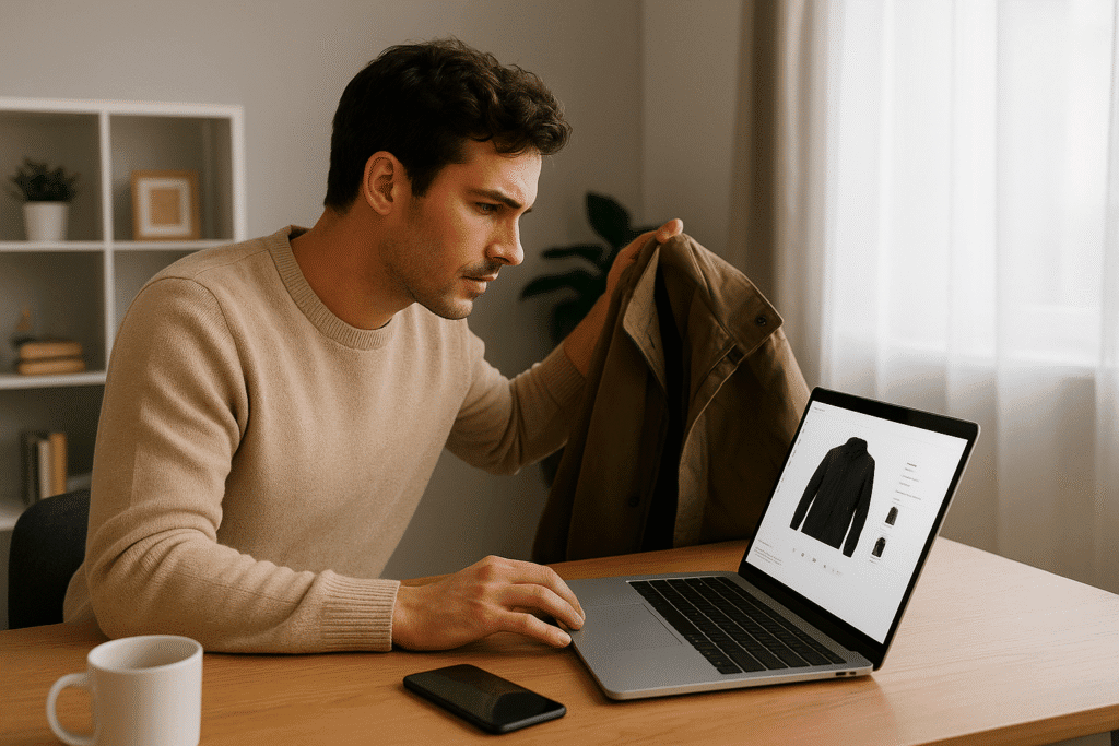 Online vs Offline Shopping for Men’s Jackets in the UK