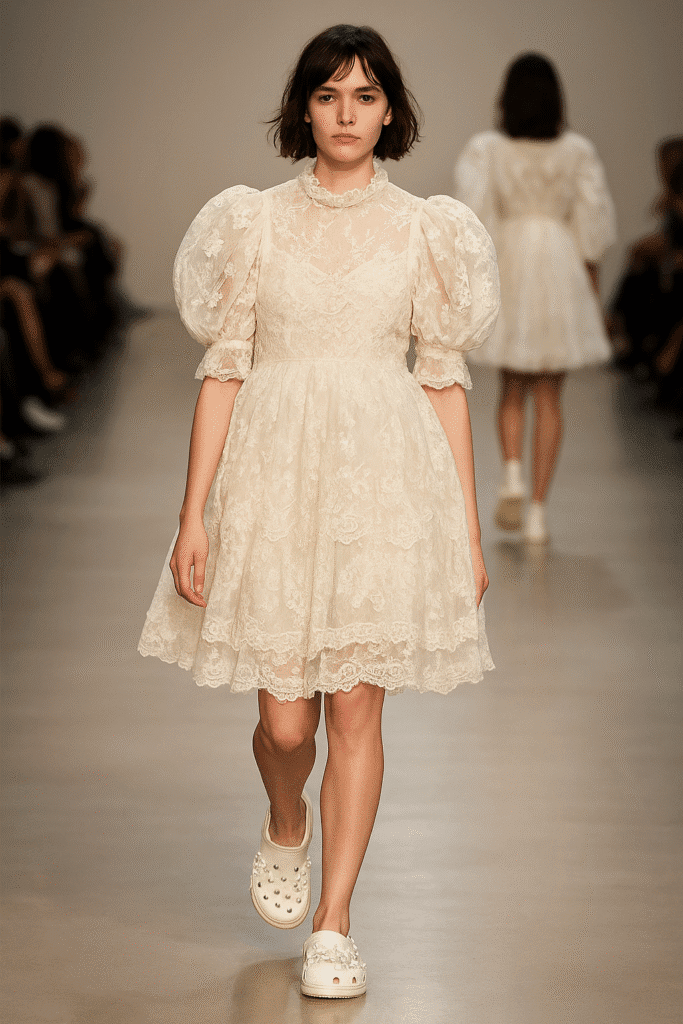 Simone Rocha Just Teased a New Crocs Collab on the Runway